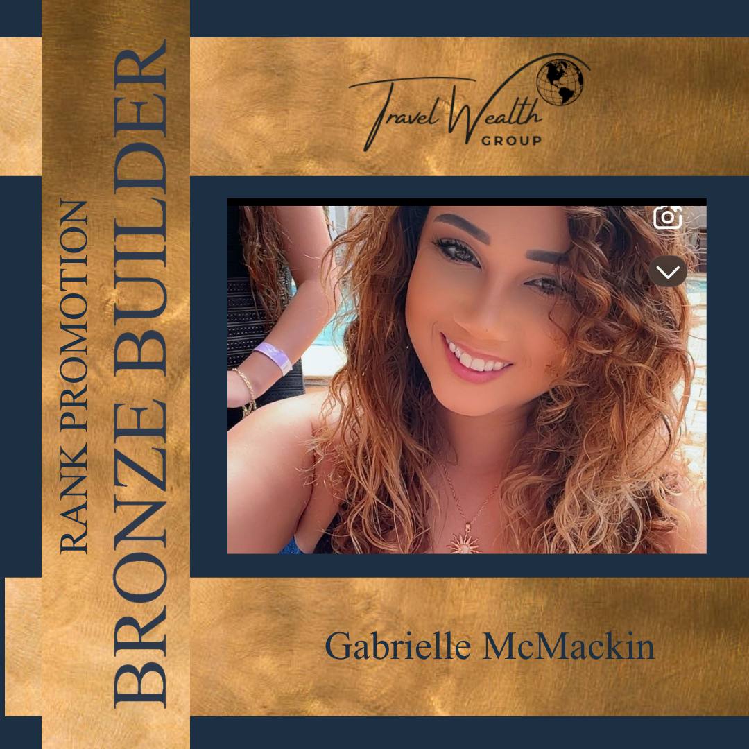 Gabrielle McMackin, Bronze Aleese Travels Travel Rep